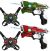 KidsTag lasergame set - 2 laserguns + 2 vesten - rood/groen