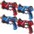 4 KidsTag Recharge P1 oplaadbare laserguns rood/blauw