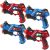4 KidsTag Recharge P1 oplaadbare laserguns rood/blauw