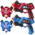 2 KidsTag Recharge P1 Laserguns + 2 Waterdamp Vesten Rood/Blauw