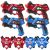 4 KidsTag Recharge P1 laserguns + 4 waterdamp vesten Rood/Blauw