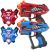 2 KidsTag Recharge P2 Laserguns + 2 Waterdamp Vesten Rood/Blauw