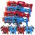 4 KidsTag Recharge lasergeweren + 4 Display vesten - rood/blauw