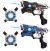 KidsTag Lasergame set: 2 laserpistolen zwart/blauw + 2 vesten
