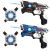 KidsTag Lasergame Set: 2 Laserpistolen Zwart/Blauw + 2 Vesten