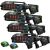 Light Battle Connect Lasergame set - 4 Geweren + 2 Targets