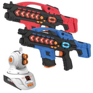 2 KidsTag Plus Lasergame Geweren + Projector