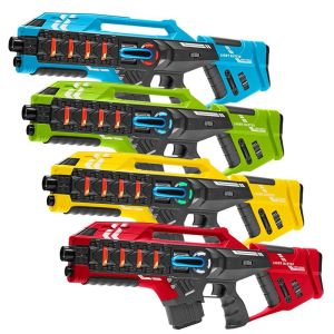 Light Battle Connect Laserguns - 4 Mega Blasters - 4 Kleuren