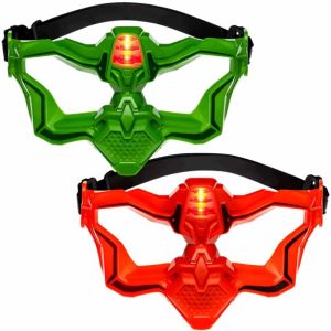 Light Battle Active VIP maskers - oranje/groen - 2 pack