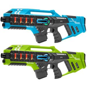 2 Light Battle Connect Lasergame Mega Blasters - Blauw/Groen