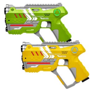 Light Battle Connect Lasergame set - Geel/Groen - 2 laserguns