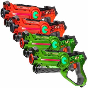 Active laserguns - oranje/groen - 4 pack