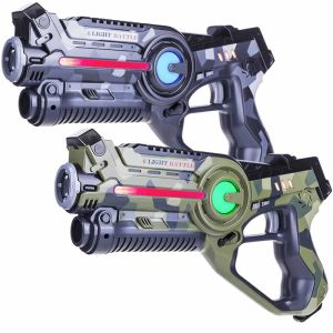 Active laserguns - camo groen/grijs - 2 pack