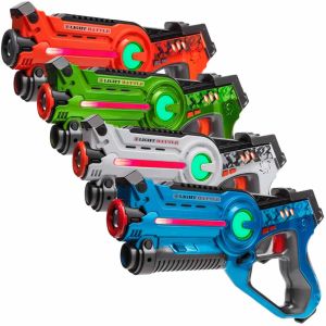 Active lasergame Set - groen/oranje/wit/blauw - 4 Pack