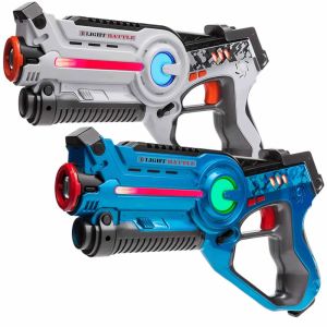 Light Battle Active Lasergame Laserguns - Wit/Blauw - 2 Pack