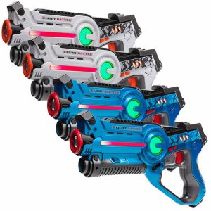 Active laserguns - wit/blauw - 4 pack