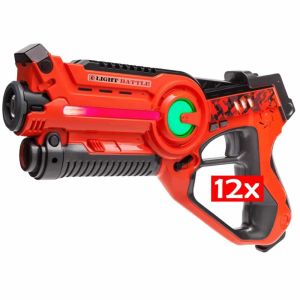 Active laser pistool - oranje - 12 pack
