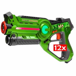 Active laser pistool - groen - 12 pack