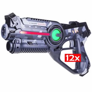 Active lazer guns - camo grijs - 12 pack