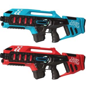 Anti-cheat Mega Blaster - rood/blauw - 2 pack