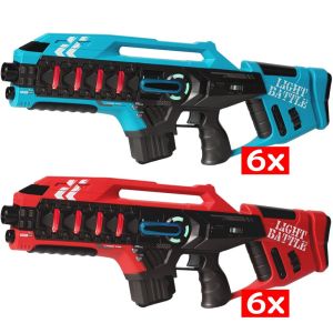 Anti-cheat Mega Blaster - rood/blauw - 12 pack