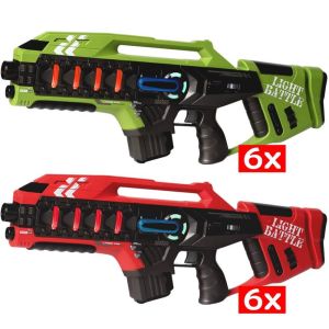Anti-cheat Mega Blaster - rood/groen - 12 pack