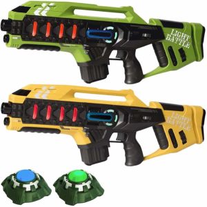 Anti-cheat Mega Blaster - groen/geel - 2 pack + 2 targets