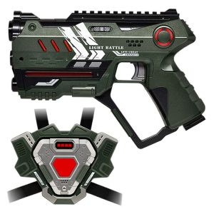 Light Battle Connect lasergun - Metallic Groen + Vest