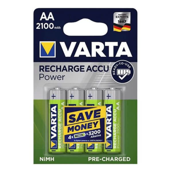 Varta AA oplaadbare 4