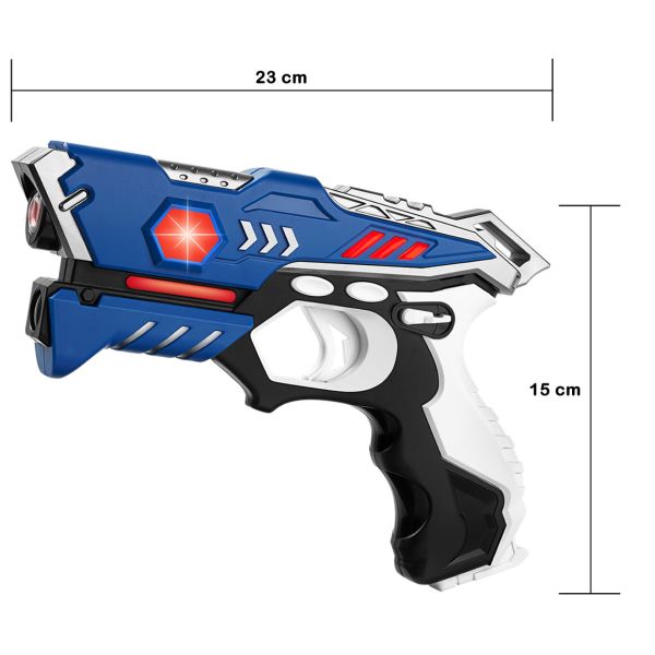KidsTag Laserpistolen set 4 kleuren guns Lasergame kopen