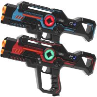 2 Light Battle Recharge StarShooters - Rood/Blauw